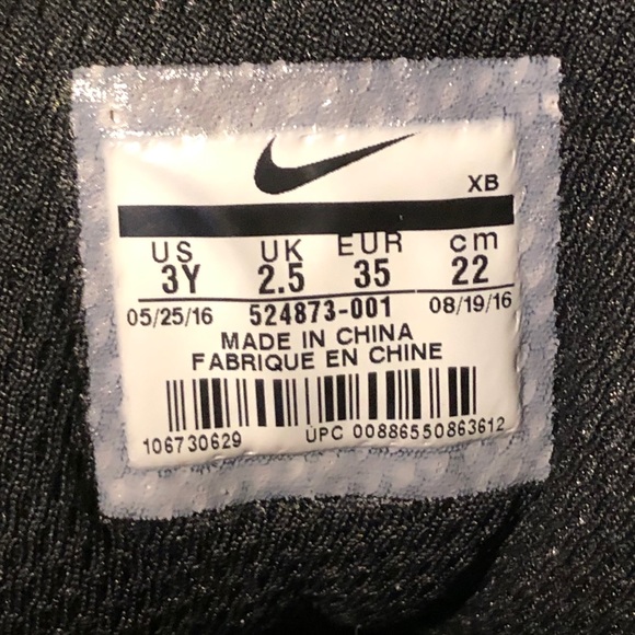 🥾 NIKE ACG WOODSIDE 2 HIGH PS YOUTH BLACK HIKING RAIN WINTER BOOTS 🥾 - Picture 8 of 9